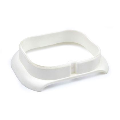 Rubberen manchet t.b.v. wandunit CC-77-W - Wit